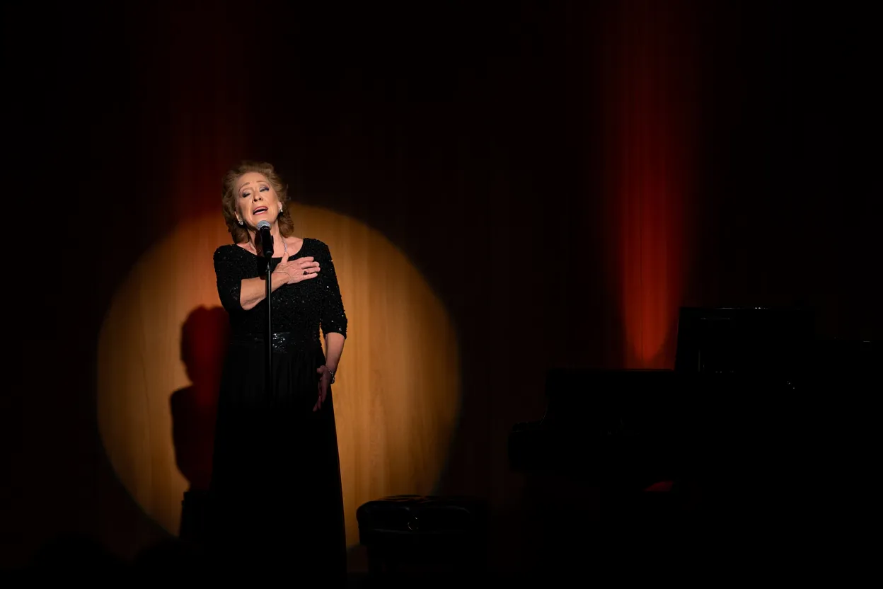 Student performing vocals